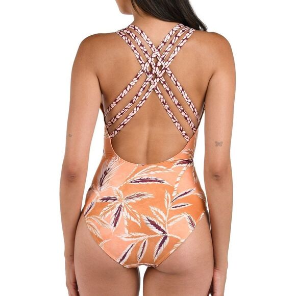 La Blanca Sandy Cove Multi-Strap Cross-Back One Piece - Picture 2 of 4